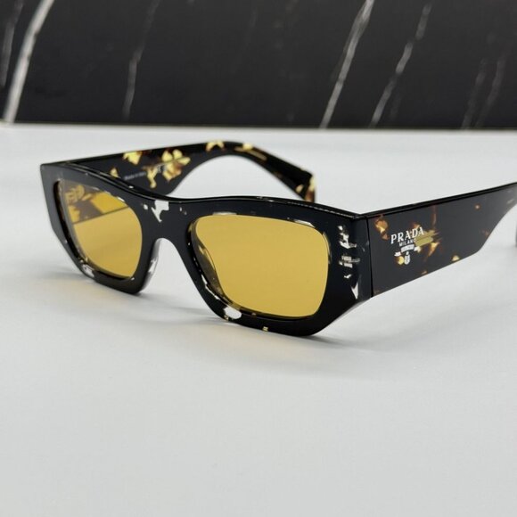 NEW PRADA PRA01S 15O10C SUNGLASSES MEN PR A01S 15O10C HAVANA SQUARE SPR A01 - Picture 6 of 10